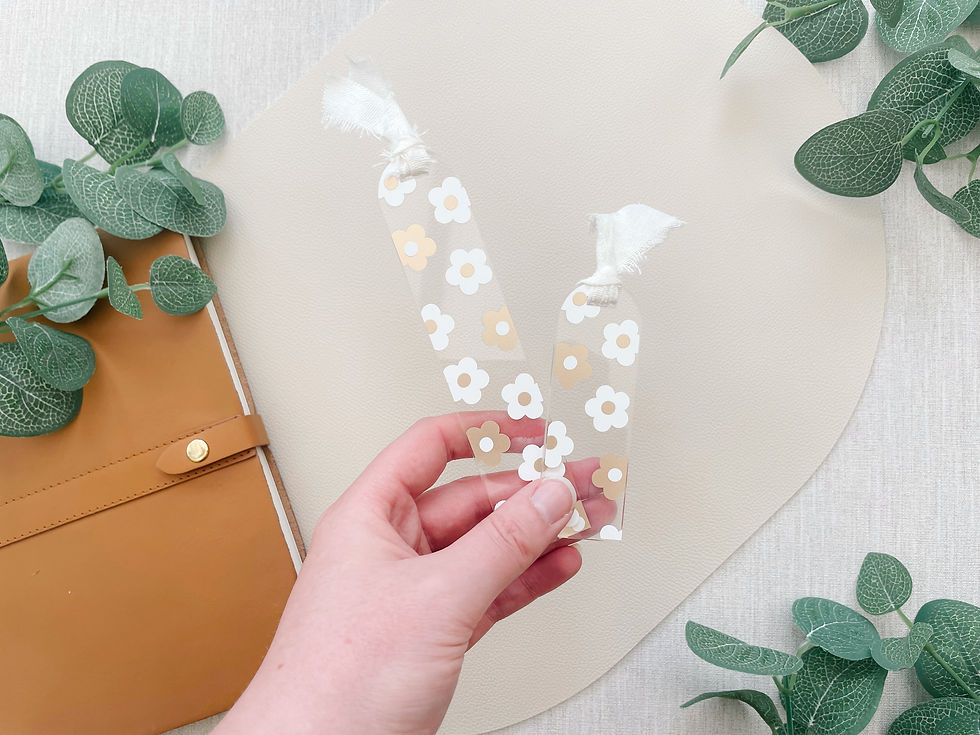 Thumbnail: Mini Flower Print Bookmark