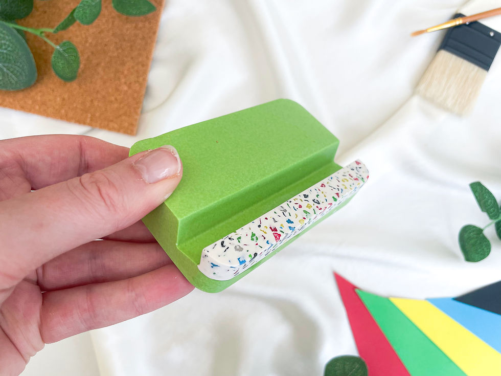 Thumbnail: Green Spectrum Rectangle Phone Stand