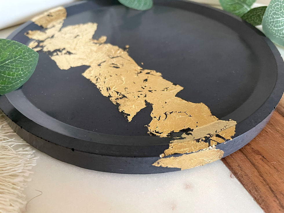 Thumbnail: Gold Leaf Coffee Table Tray