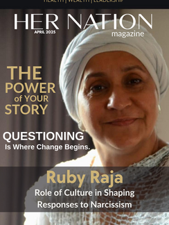 Ruby Raja on the cover of Her Nation