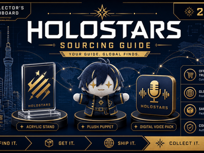 How to Buy HOLOSTARS Merchandise from Japan