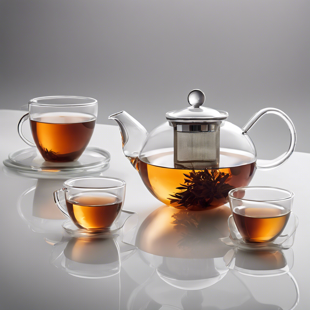 Modern Glass Tea Set