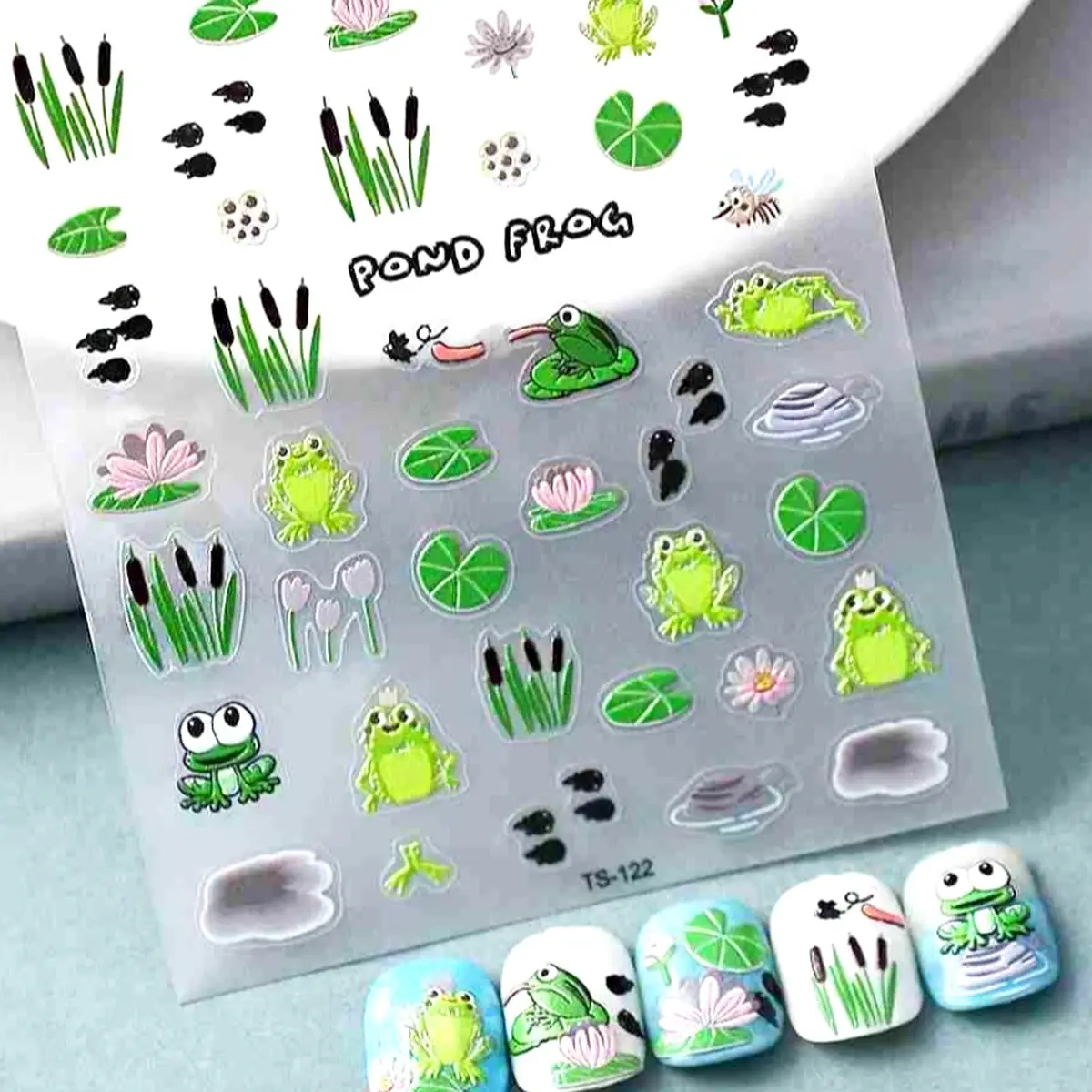 5D Nail Art Sticker | Lotus 🪷