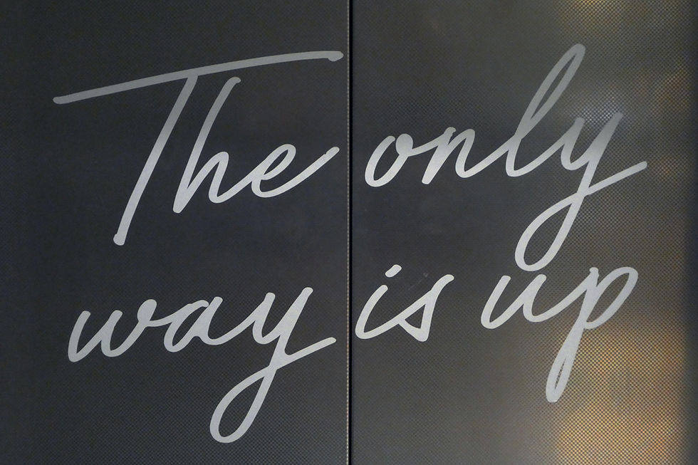 The Only Way Is Up Writing