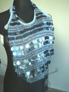 Purse Prompts: Silver Blue-Grey Crochet