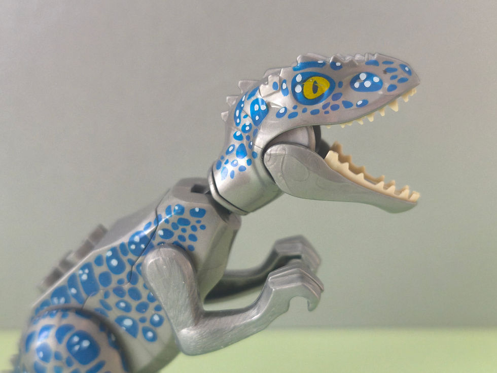 Thumbnail: Tyrannosaurus - button block dinosaur figure