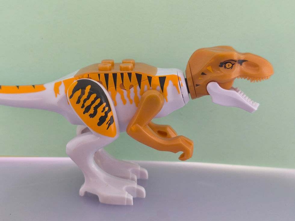 Thumbnail: Tyrannosaurus - button block dinosaur figure