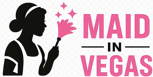 maid in Vegas logo of maid cleaning