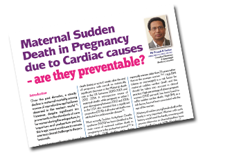 Maternal Sudden Death in Pregnancy due to Cardiac Causes – Are they preventable?