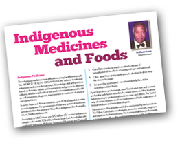 Indigenous Medicines and Foods