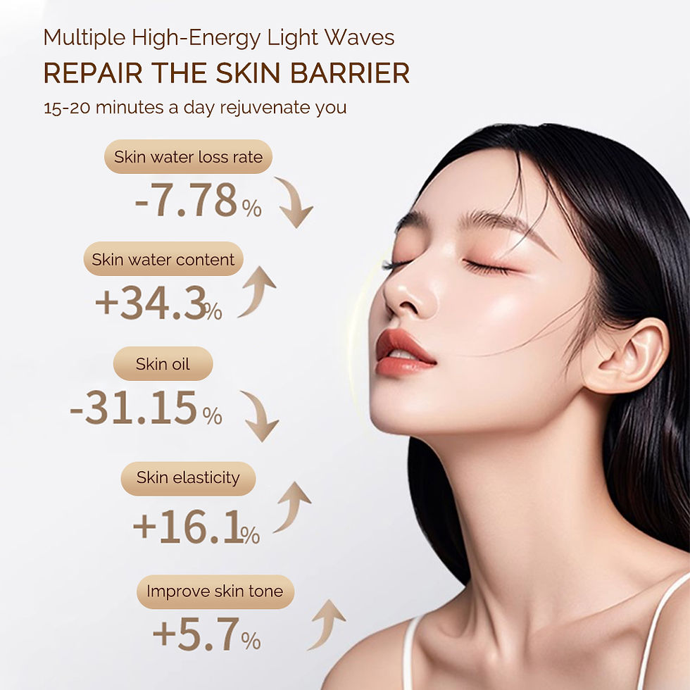 Miniatura: Máscara Facial LED Recarregável – 7 Cores para uma Rotina Completa de Skincare