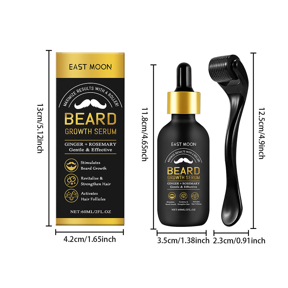 Miniatura: Kit de Cuidados para Barba com Gengibre – Sérum e Tratamento para Barb