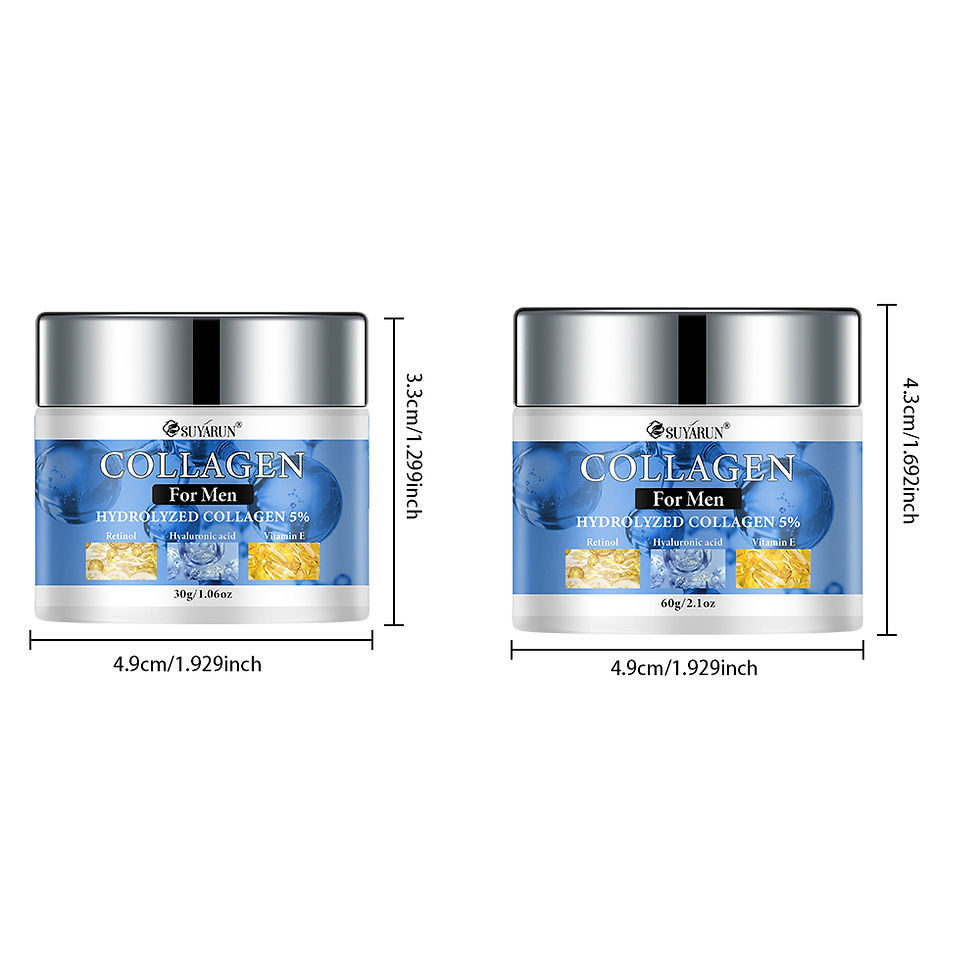 Miniatura: Creme Facial Masculino com Colágeno – Hidratação Intensa para Pele Seca