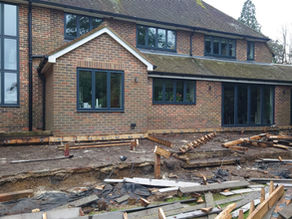 Replacing an Old Timber Deck with Porcelain