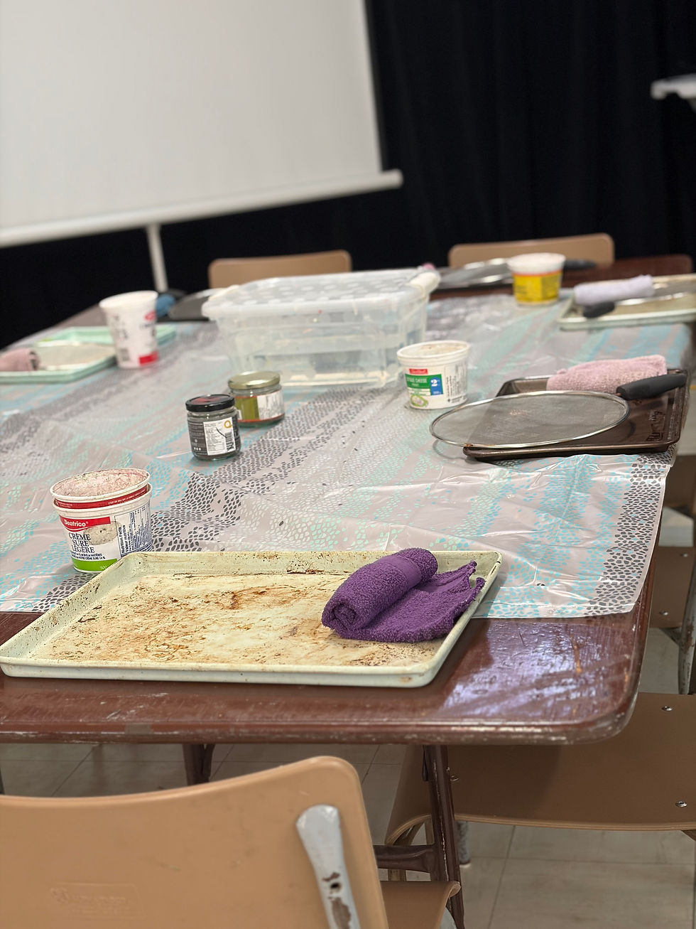 Atelier de papier artisanal