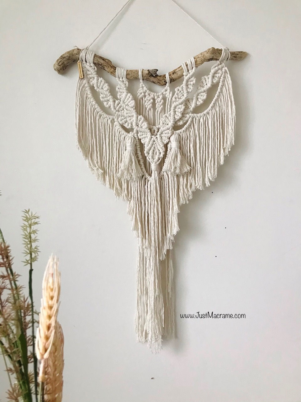 Thumbnail: 52x80 cm Macrame wall hanging