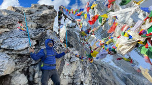 The adventurer who braved all odds and reached the Everest Base Camp