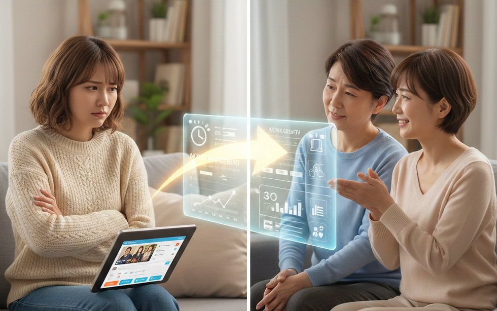 親にライバー活動をどう説明するか