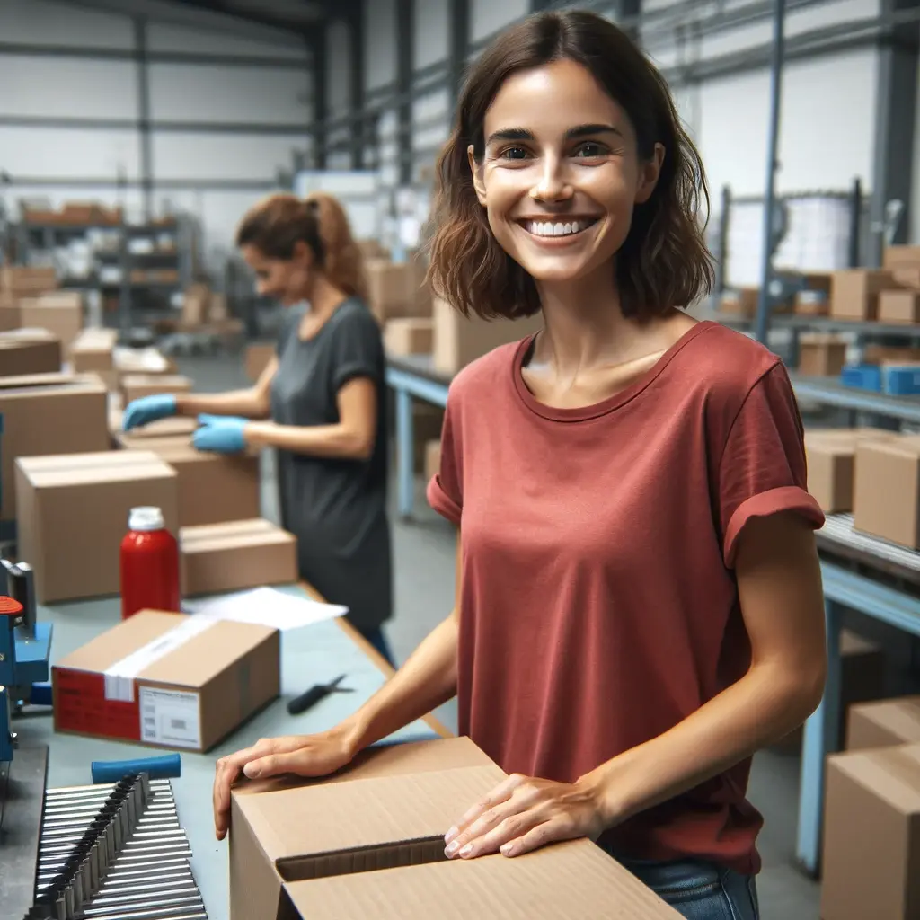 Пакувальник на виробництво картонних виробів