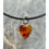 Thumbnail: Amber Heart Leather Bracelet