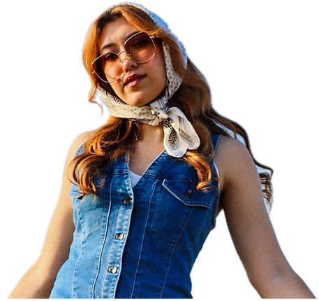 Indie artist with sunglasses on.