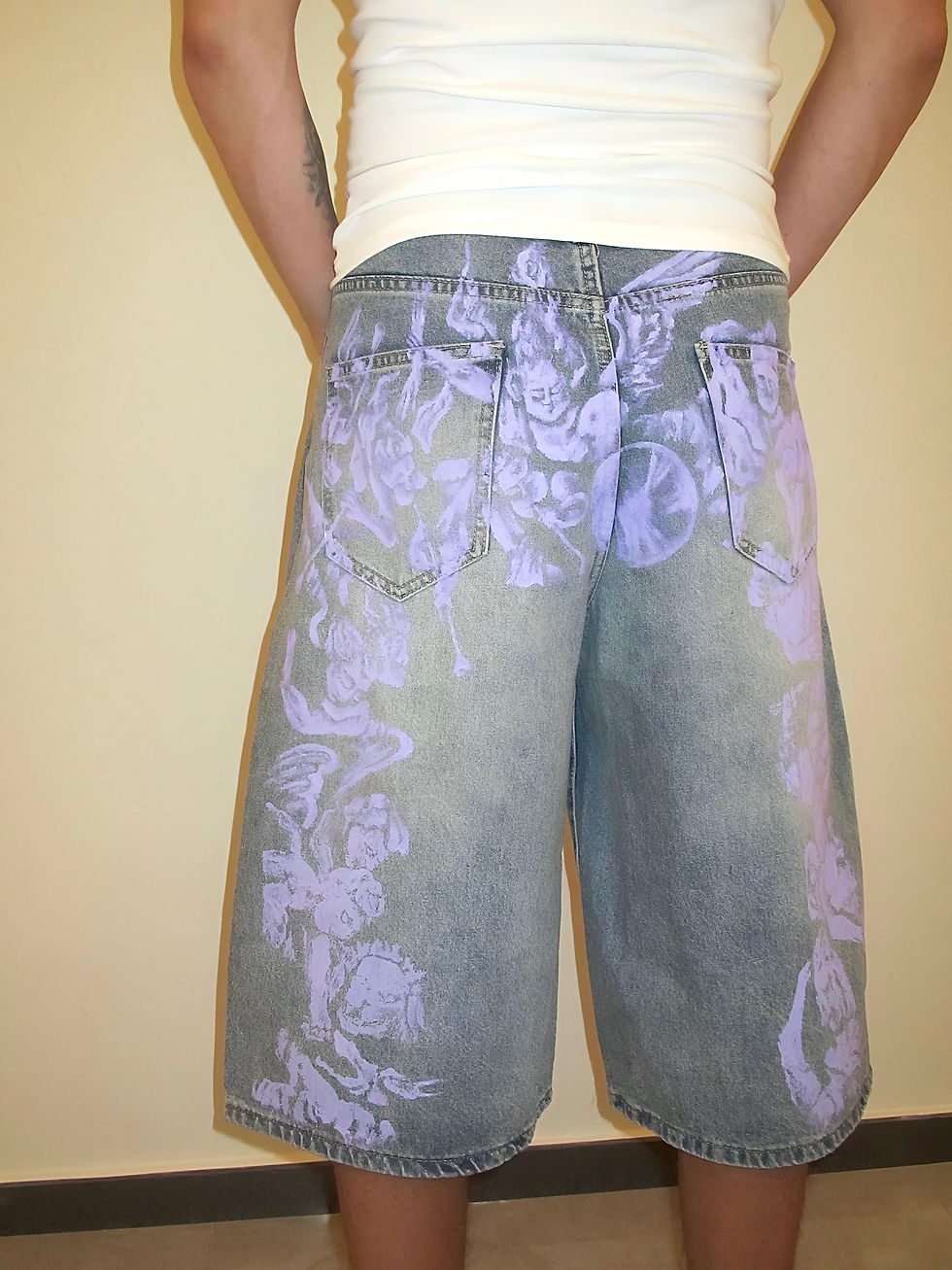 Thumbnail: ENMITY PT.2 DENIM SHORTS [Part painted]
