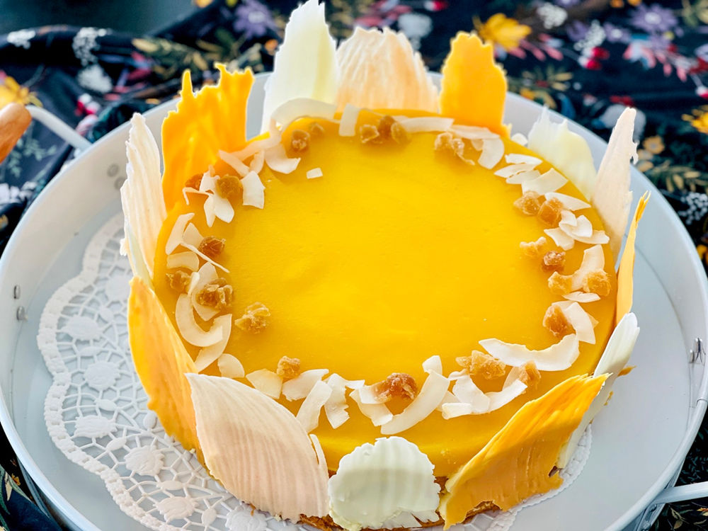 Mango Fächer Torte Mango Fächer Torte