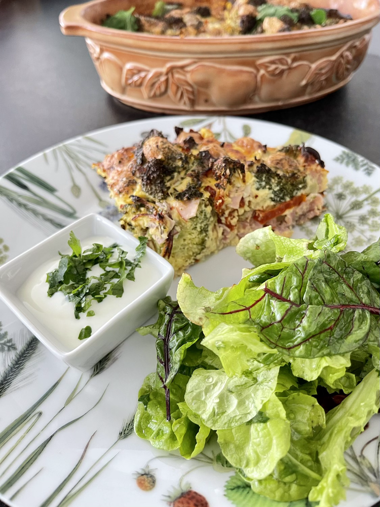 Low Carb Brokkoli Auflauf Mit Ei