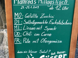Manfred‘s Mittagstisch 🍽