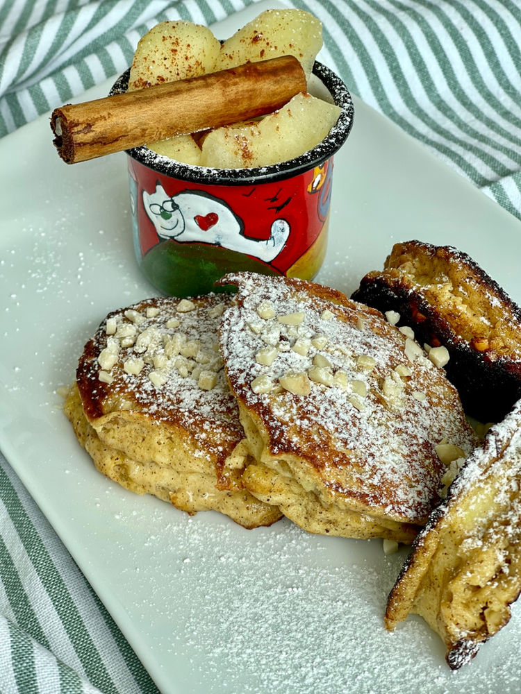 Buchweizen - Joghurt - Apfel - Mandel - Blinis ️ Buchweizen - Joghurt - Apfel - Mandel - Blinis ️