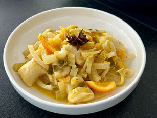 Gnocchi in delikater Fenchel-Orangen-Sauce