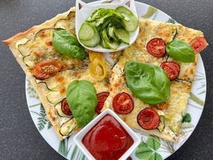 Zucchini Flammkuchen