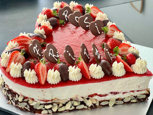 Erdbeere-Joghurt-Herz