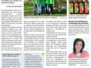 Tradition trifft auf modernen Hofladen
Biohof Steyrl
Tips KW 01 - Hofladenpass