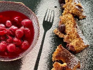 Amaranth - Kirschen - Auflauf