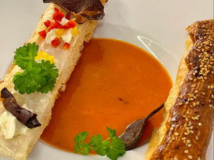 Paprika-Schaumsuppe