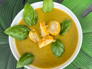 Garten-Gemüse-Suppe mit Mais ❤️