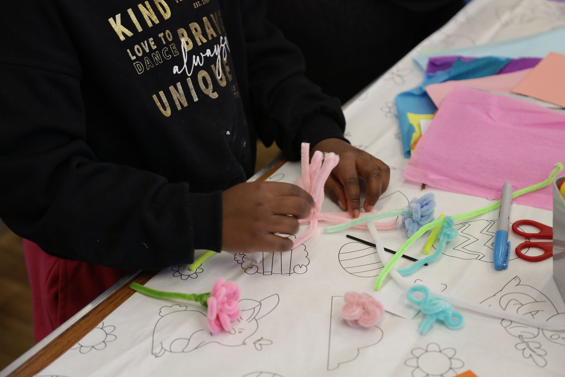 pipe cleaner flowers