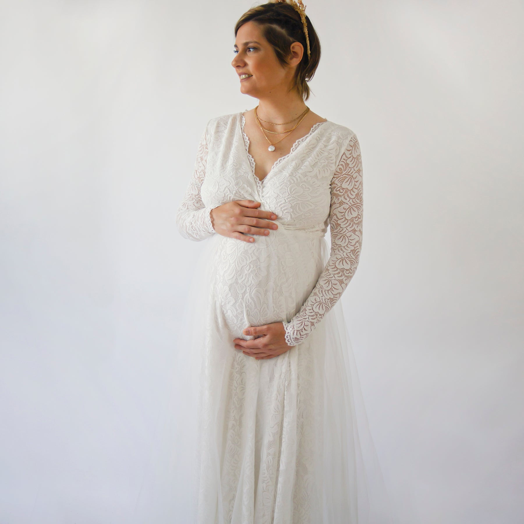 Maternity Tulle Dress #7006