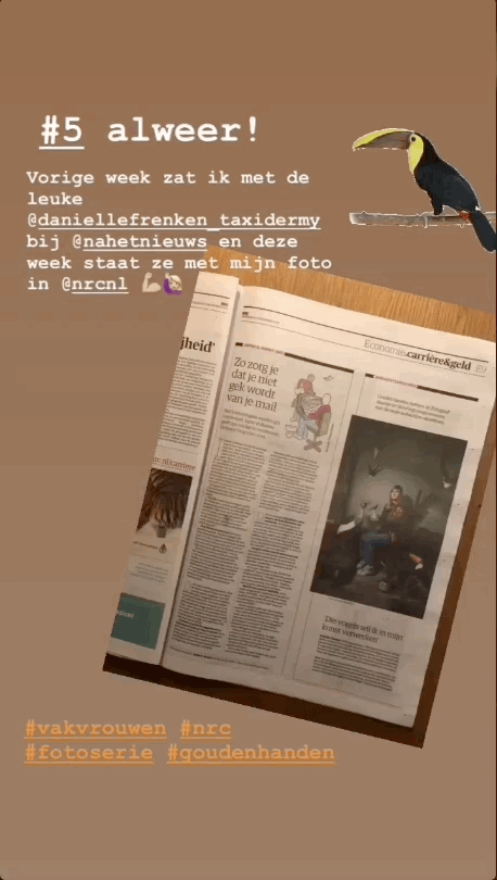 Portretserie in NRC