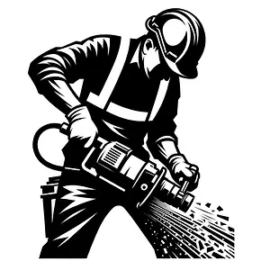 横須賀で斫り工事をしている飯田解体です。