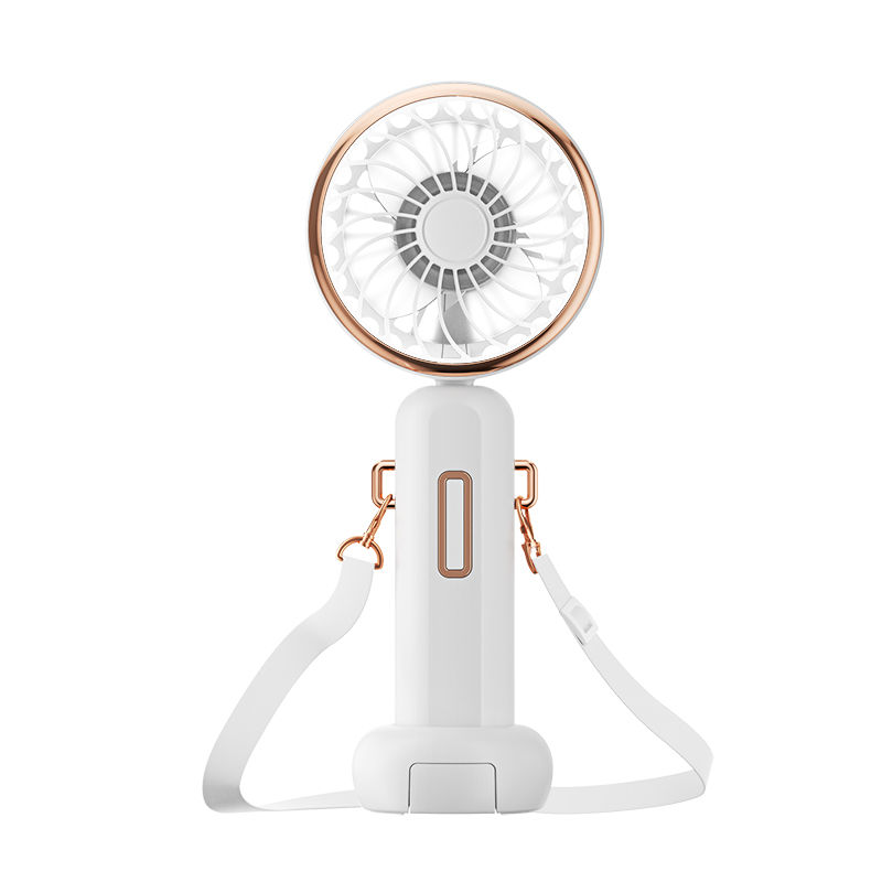 Thumbnail: Handheld Fan Foldable Portable Fan with LED Display 2000mAh Battery Operated Min