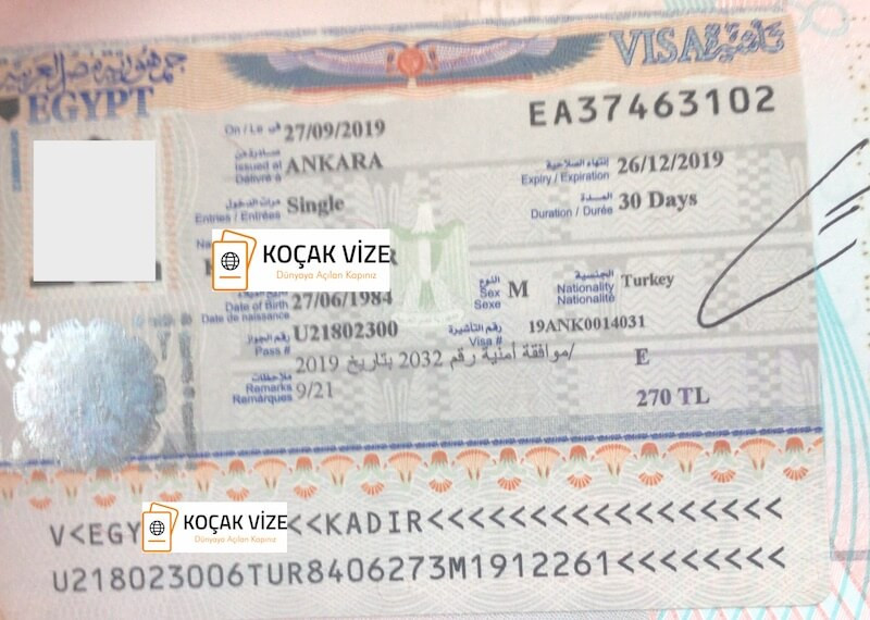 mısır vizesi