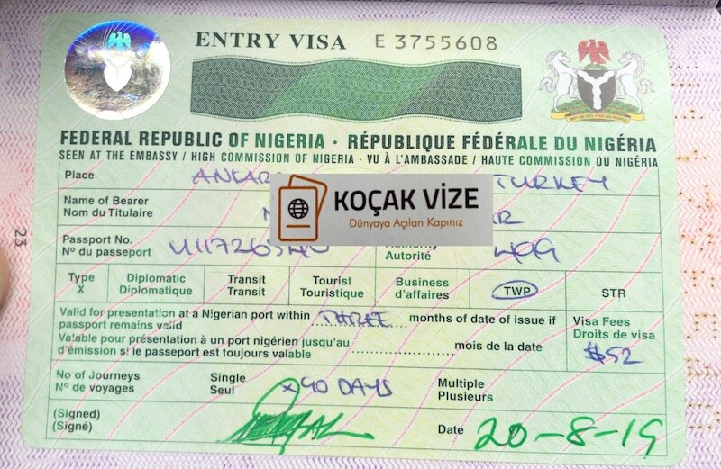 Nijerya TWP Vizesi