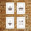 Miniatura: Composição 4 Quadros Decorativos Cozinha com Moldura Laqueada - (KIT01)