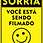 Miniatura: Placa Sorria Você Está Sendo Filmado