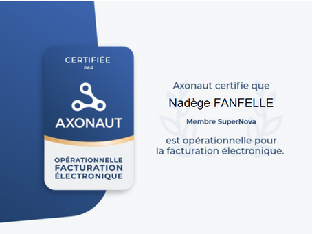 🎓 𝗖𝗲𝗿𝘁𝗶𝗳𝗶é𝗲 𝗲𝗻 𝗳𝗮𝗰𝘁𝘂𝗿𝗮𝘁𝗶𝗼𝗻 é𝗹𝗲𝗰𝘁𝗿𝗼𝗻𝗶𝗾𝘂𝗲 !