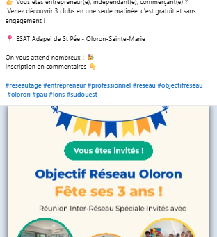 Objectif Réseau : Inter-réseau spéciale invités le 8 septembre 2026 à Oloron-Sainte-Marie