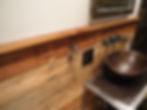 Reclaimed Lumber Wainscoting