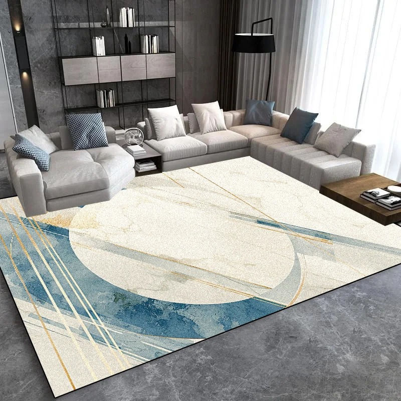 Thumbnail: Modern Light Luxury Large Carpet for Living Room Home Decoration Sofa Area Rugs 